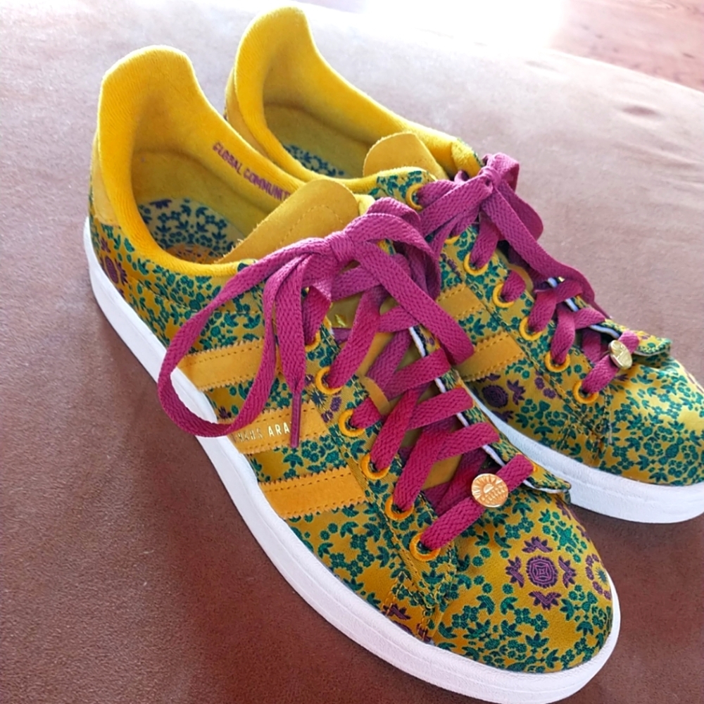 Adidas Campus Yara Shahidi Mens Sz 7.5/Women's Sz 9 Legacy Gold Metallic Limited